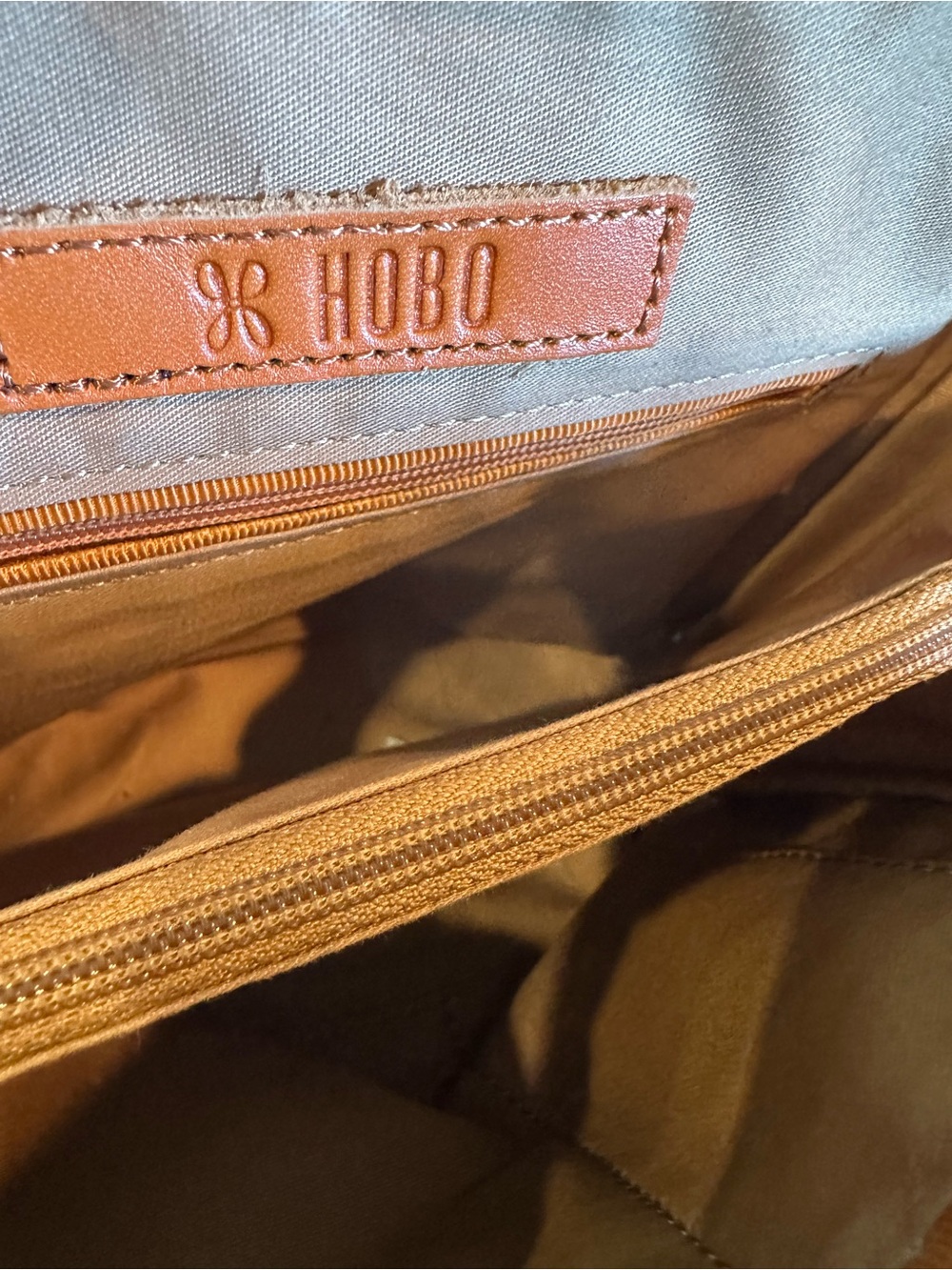 Hobo Nash Leather Cognac Crossbody Bag New Without Tag - Picture 7 of 7